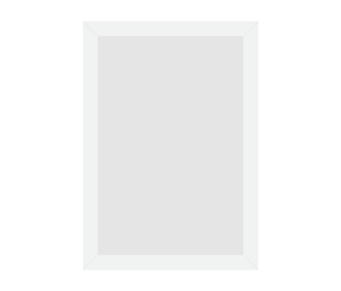#51-24862 - Moldura Personalizada - Modelo: Laca 2cm Branca - Tamanho da imagem: 20.0x30.0cm - Impressão: Não - Paspatur: Não - E-vidro Sim - Tamanho externo do quadro: 23.0x33.0cm