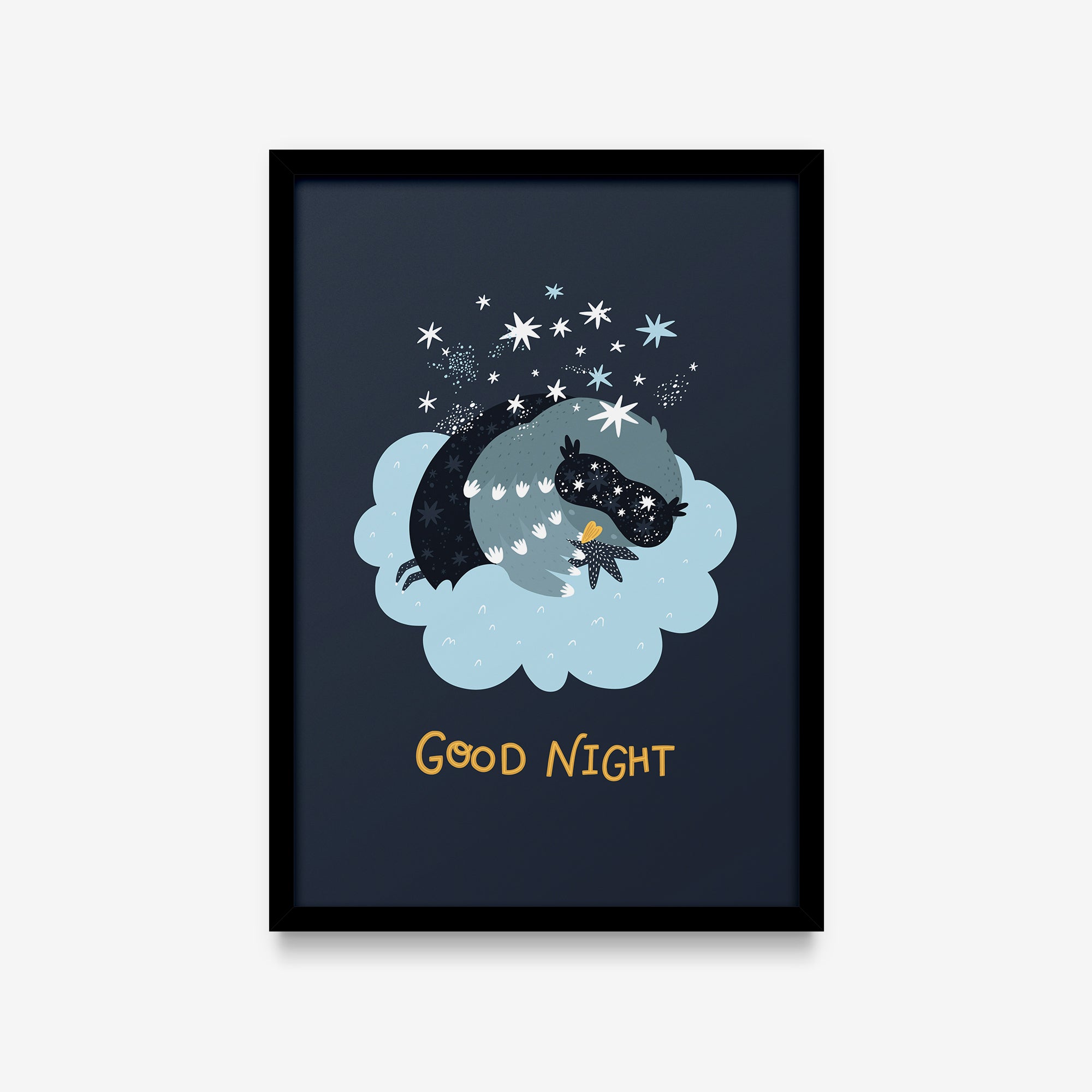 Boa noite - Coruja dormindo