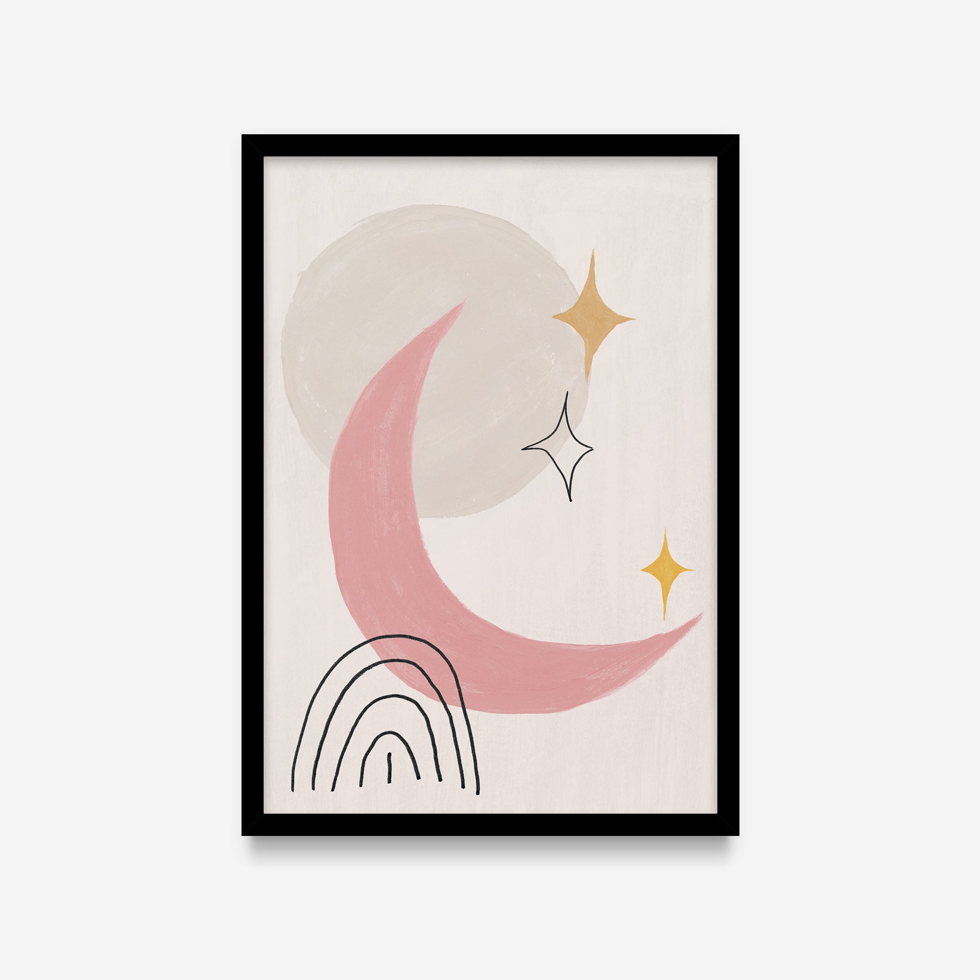 Ilustração - Abstrata - Lua