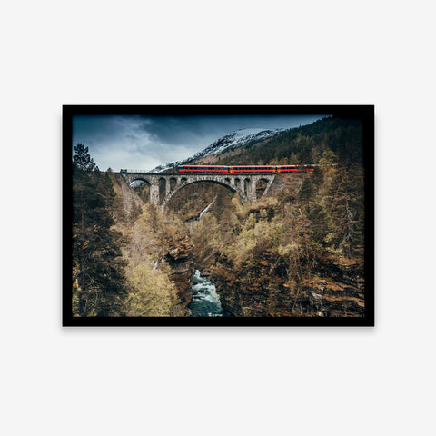Paisagens - Trem na ponte