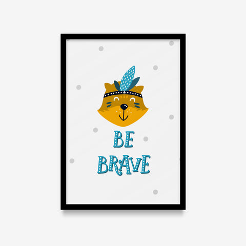 Bichinhos - Be brave castor