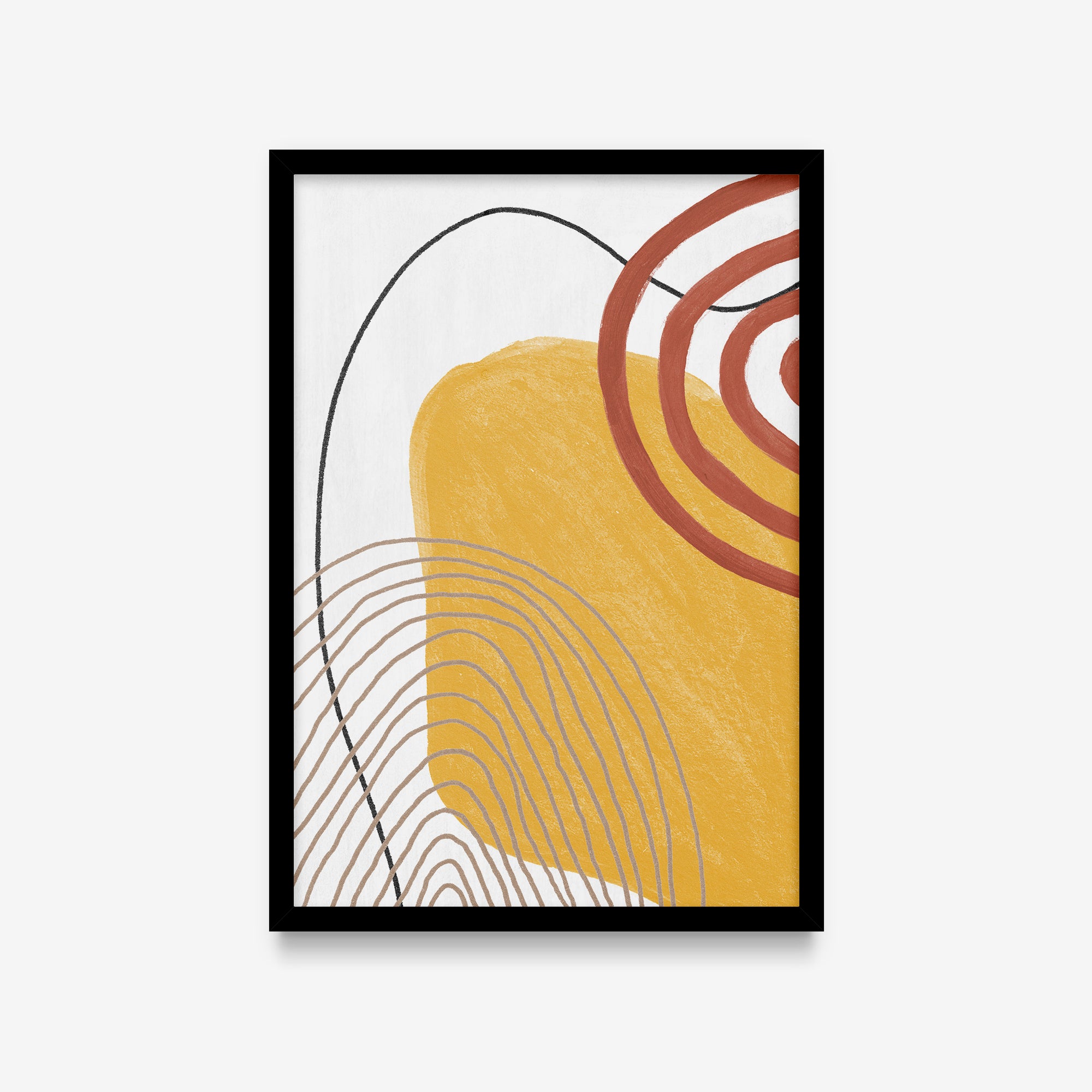 Ilustração - Abstrata - Yellow