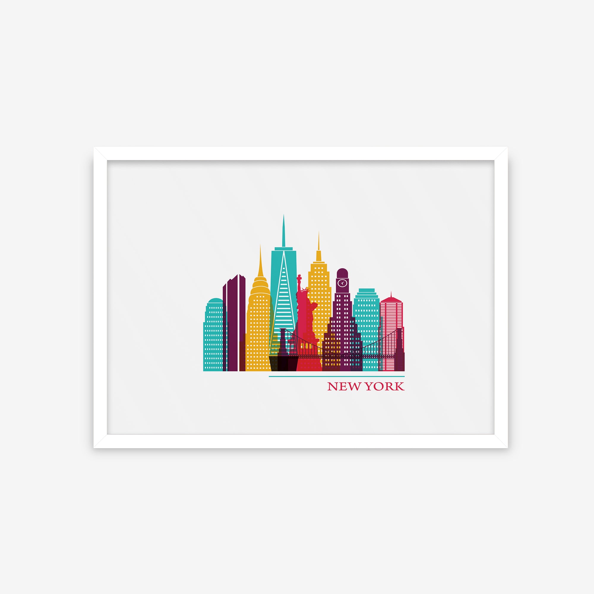 Cities Vector Skyline - New York