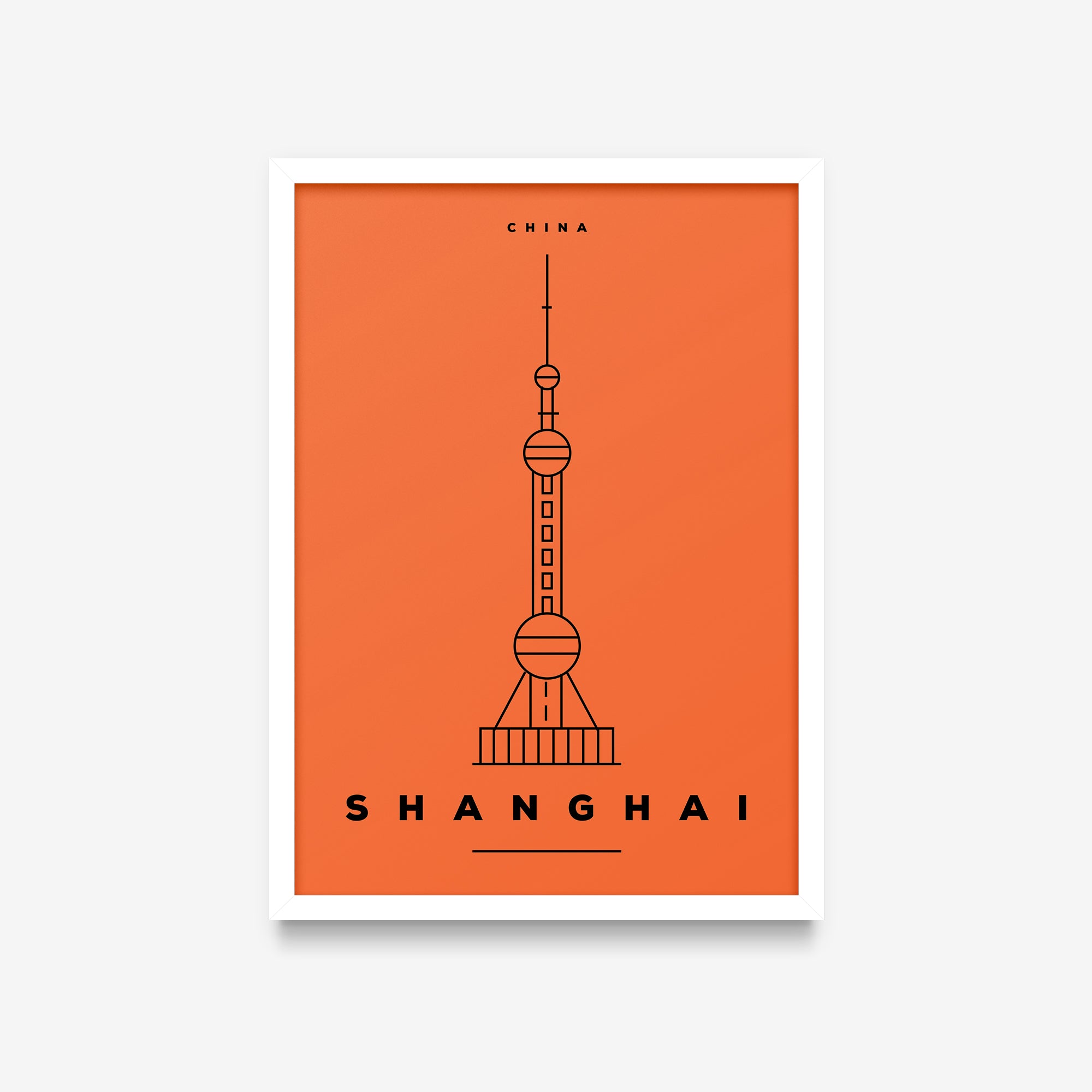 Minimal Poster - Shanghai
