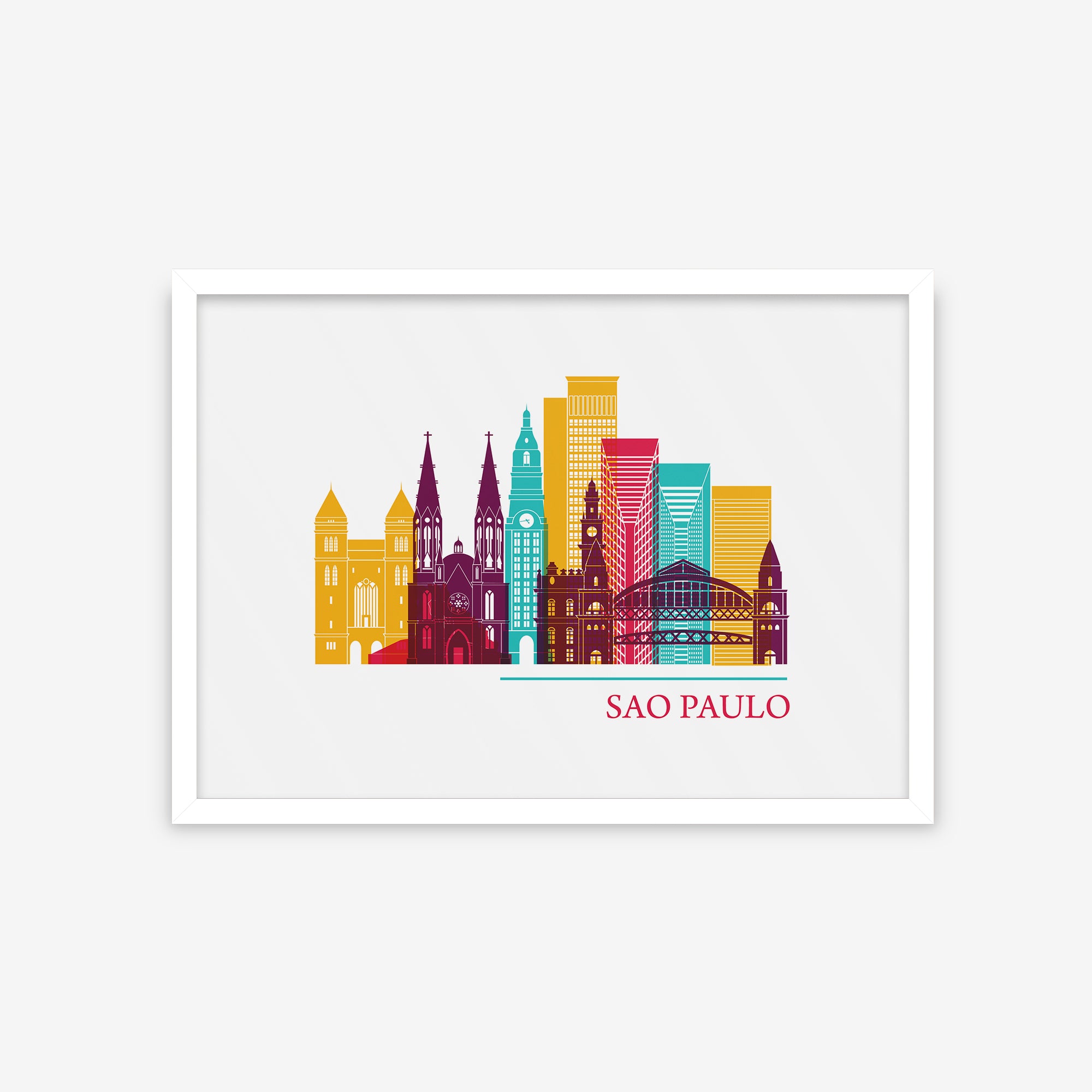 Cities Vector Skyline - São Paulo