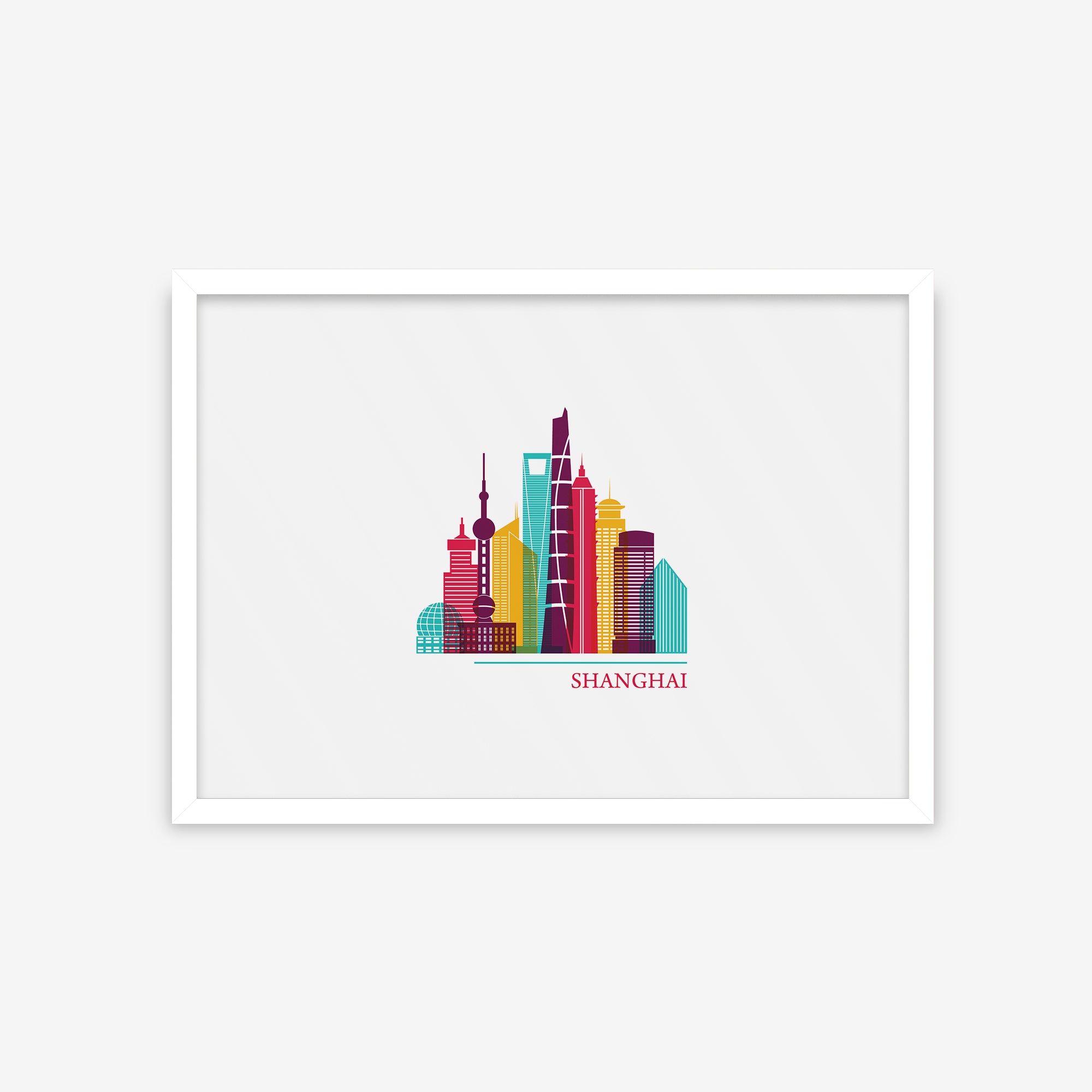 Cities Vector Skyline - Shanghai