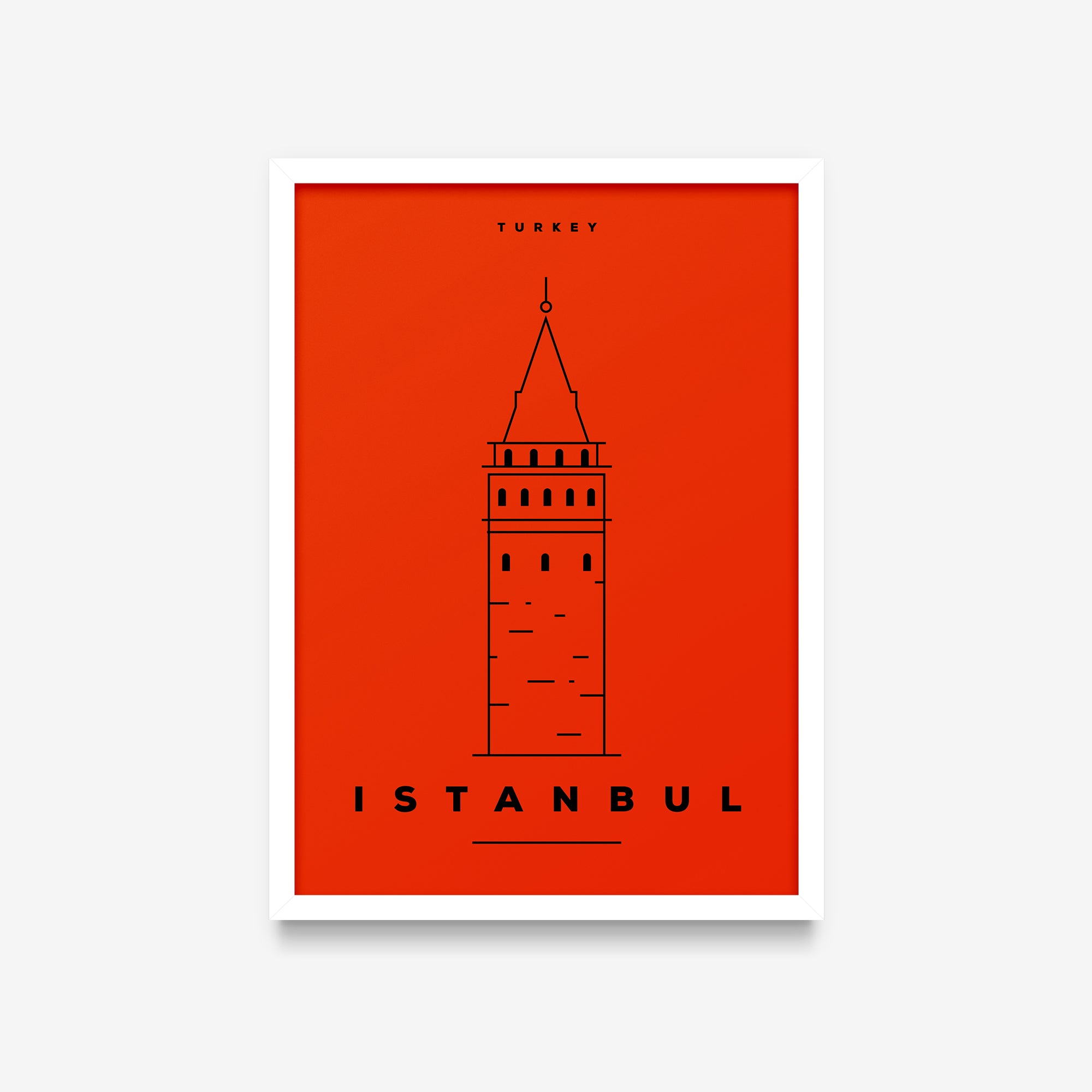 Minimal Poster - Istambul