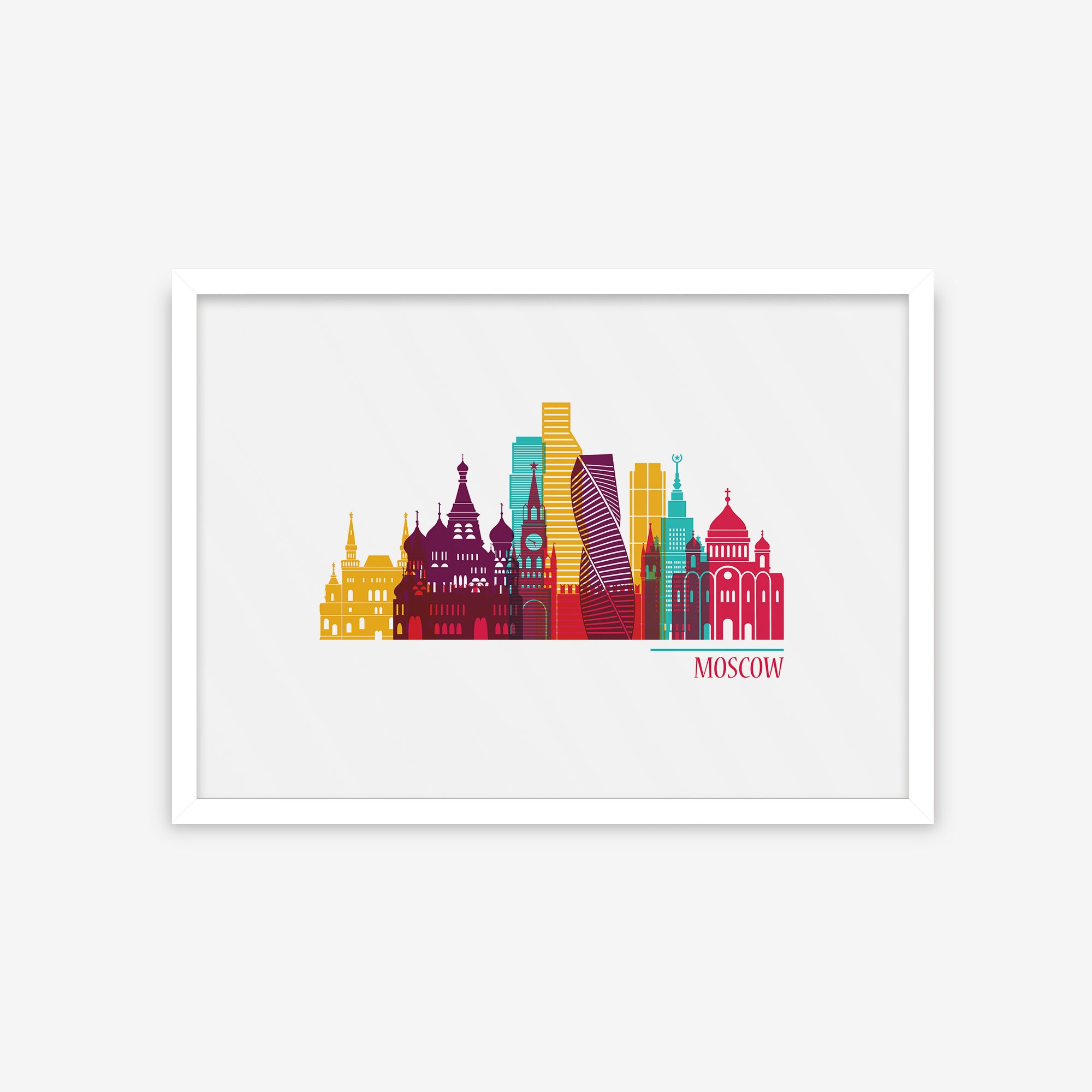 Cities Vector Skyline - Moscow