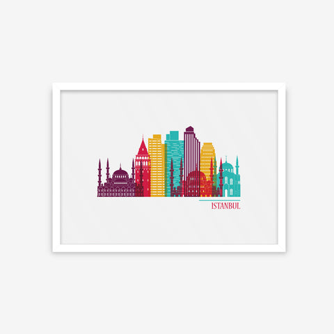 Cities Vector Skyline - Istanbul