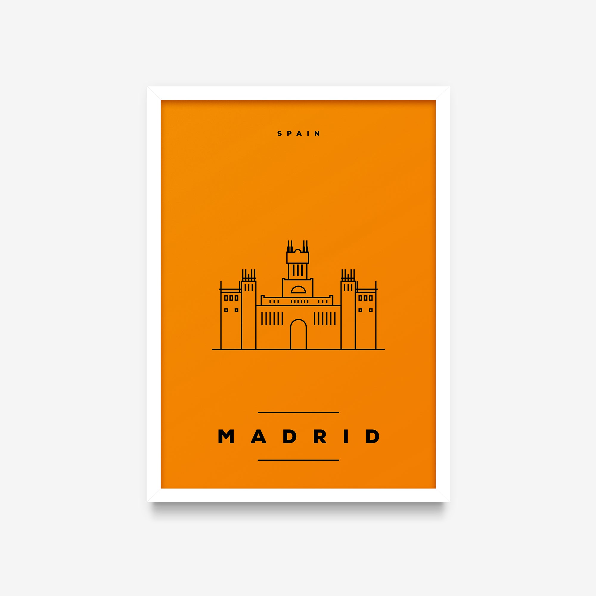 Minimal Poster - Madrid