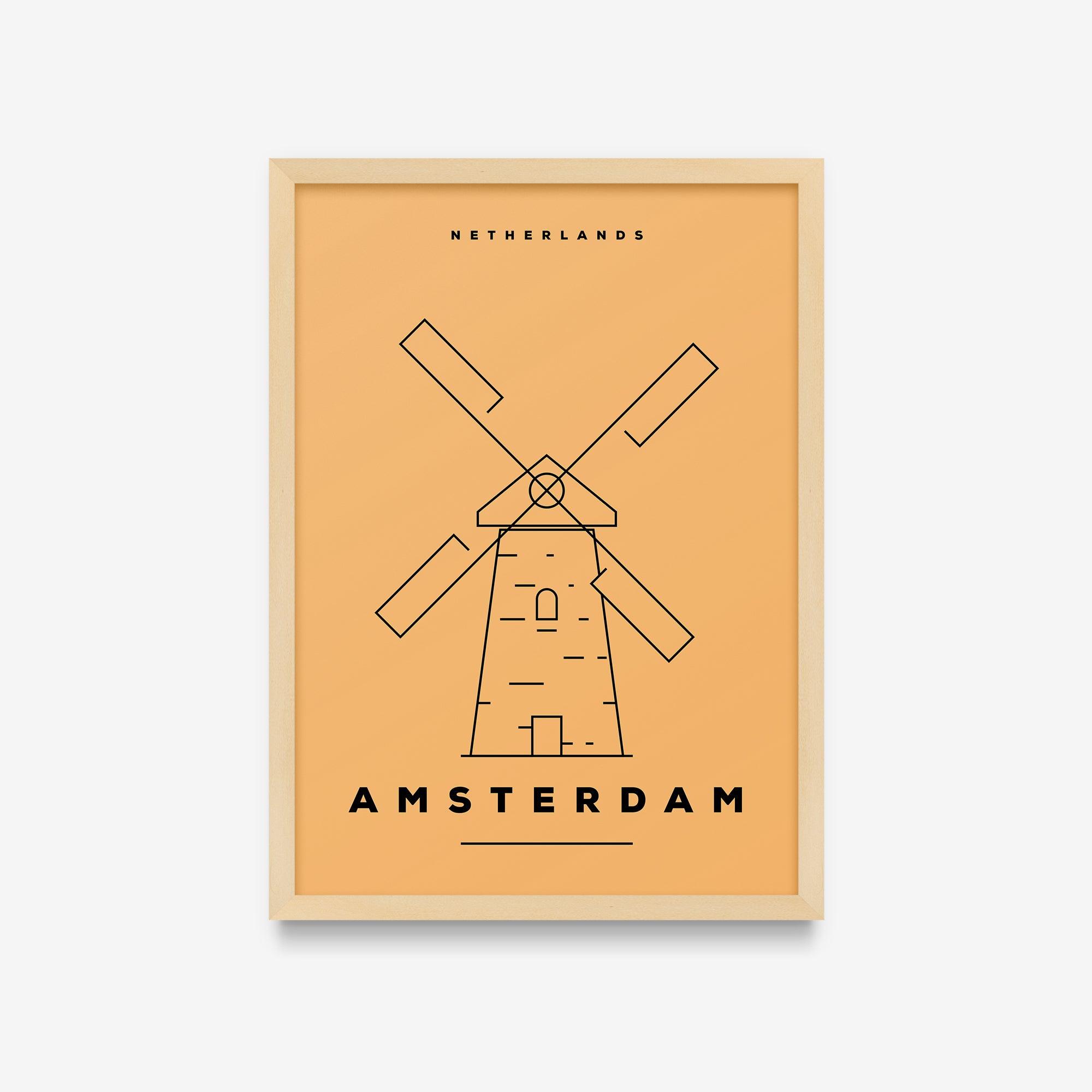 Minimal Poster - Amsterdam