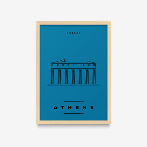 Minimal Poster - Athens