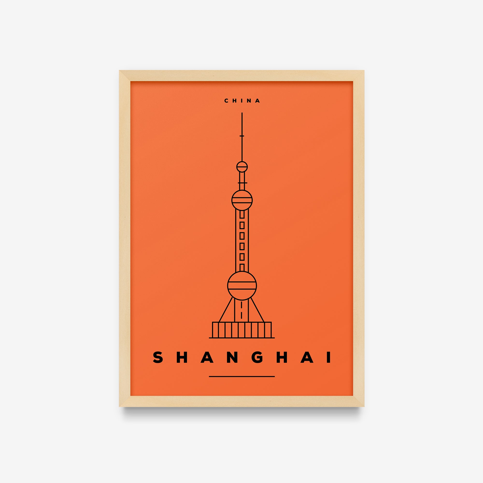 Minimal Poster - Shanghai