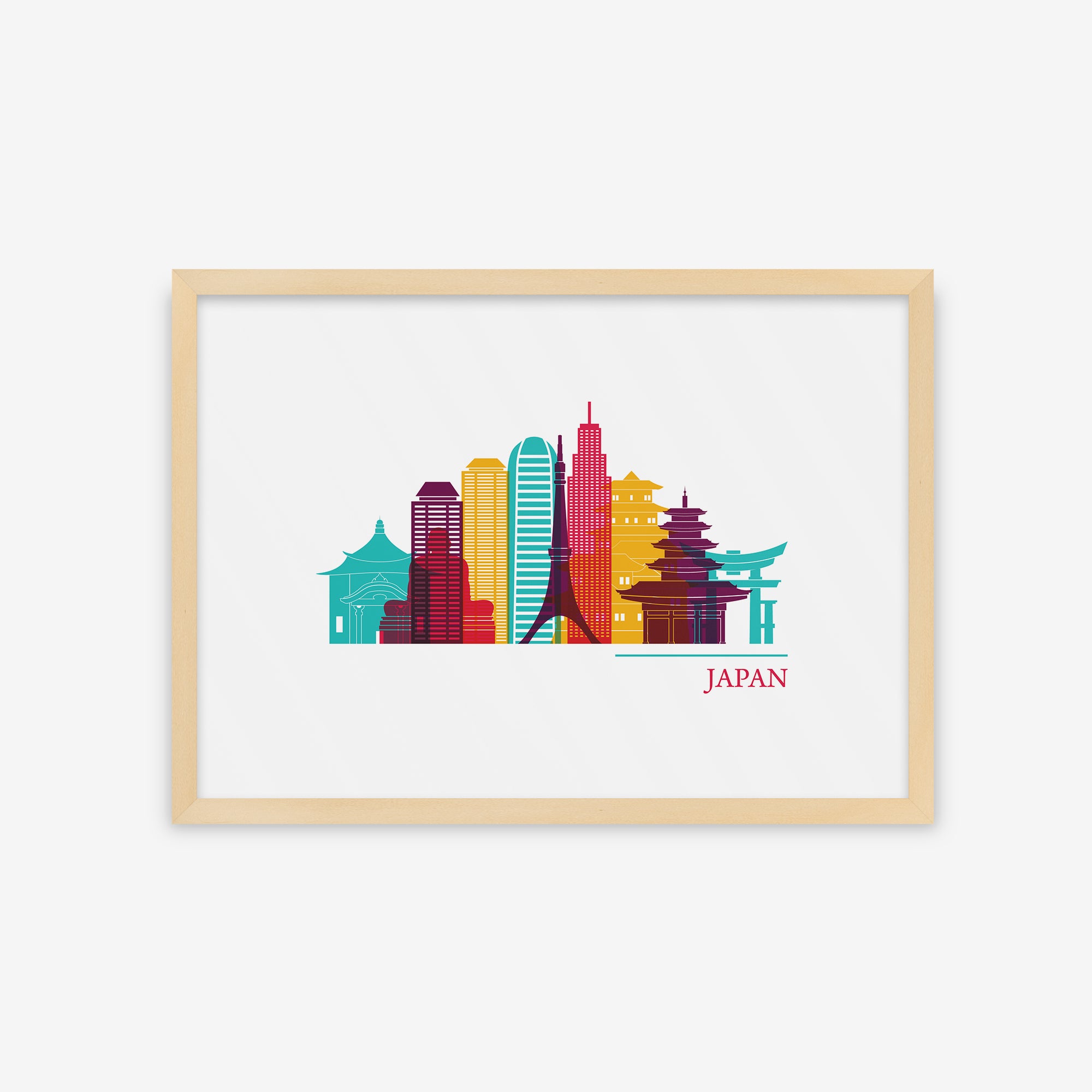 Cities Vector Skyline - Japan