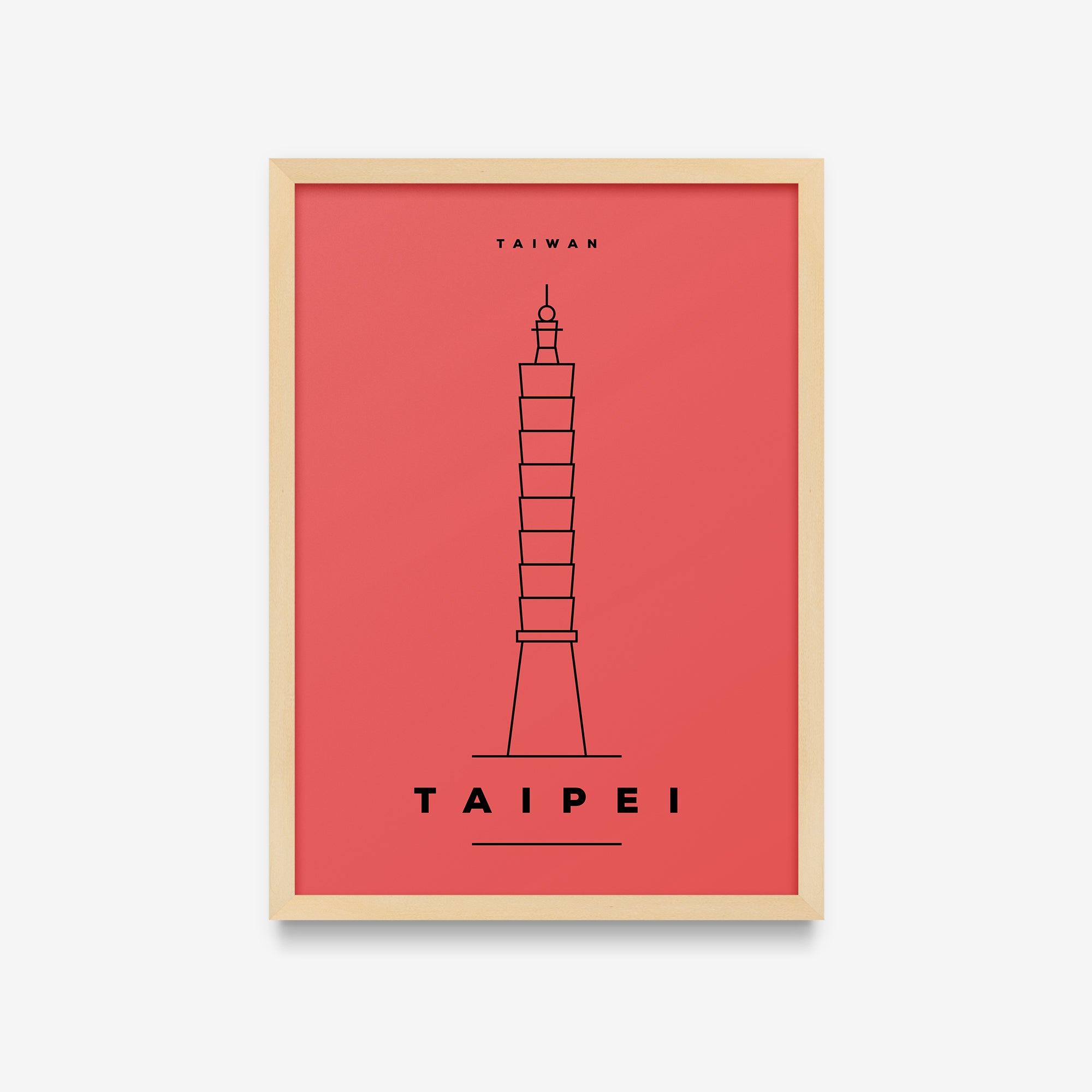 Minimal Poster - Taipei