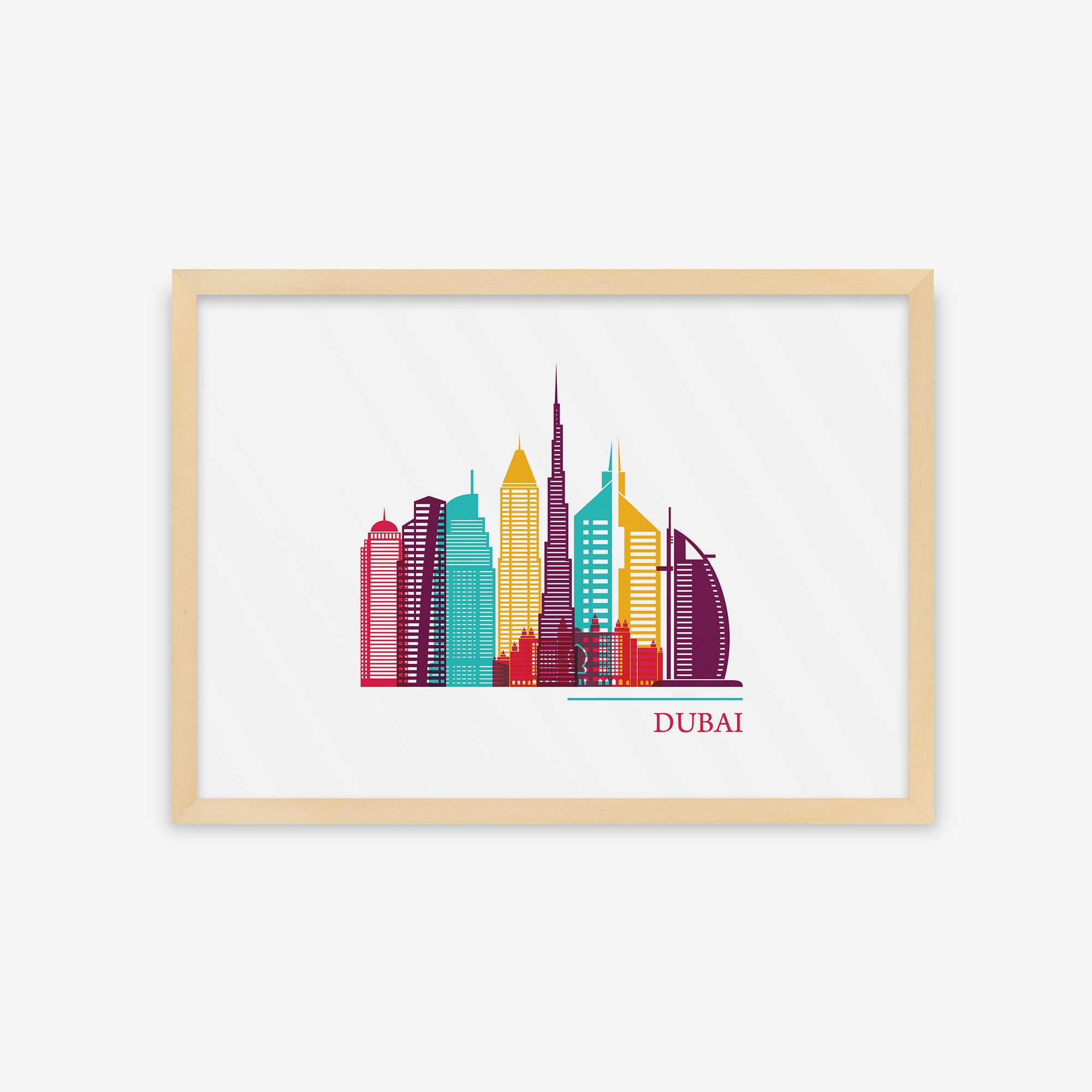 Cities Vector Skyline - Dubai