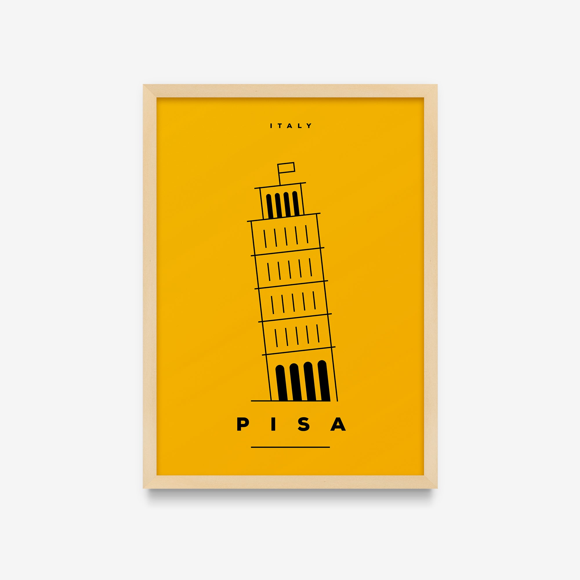 Minimal Poster - Pisa