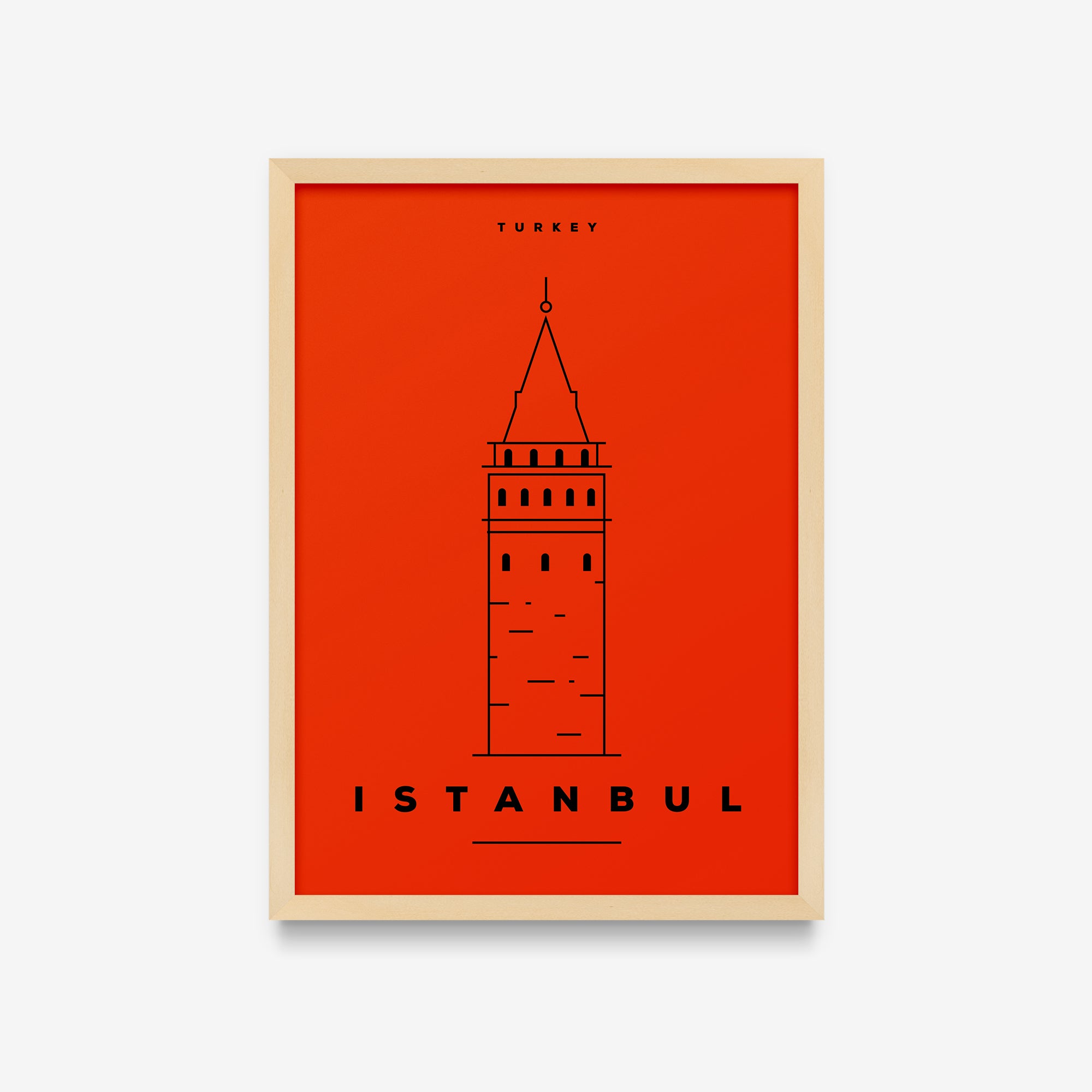 Minimal Poster - Istambul