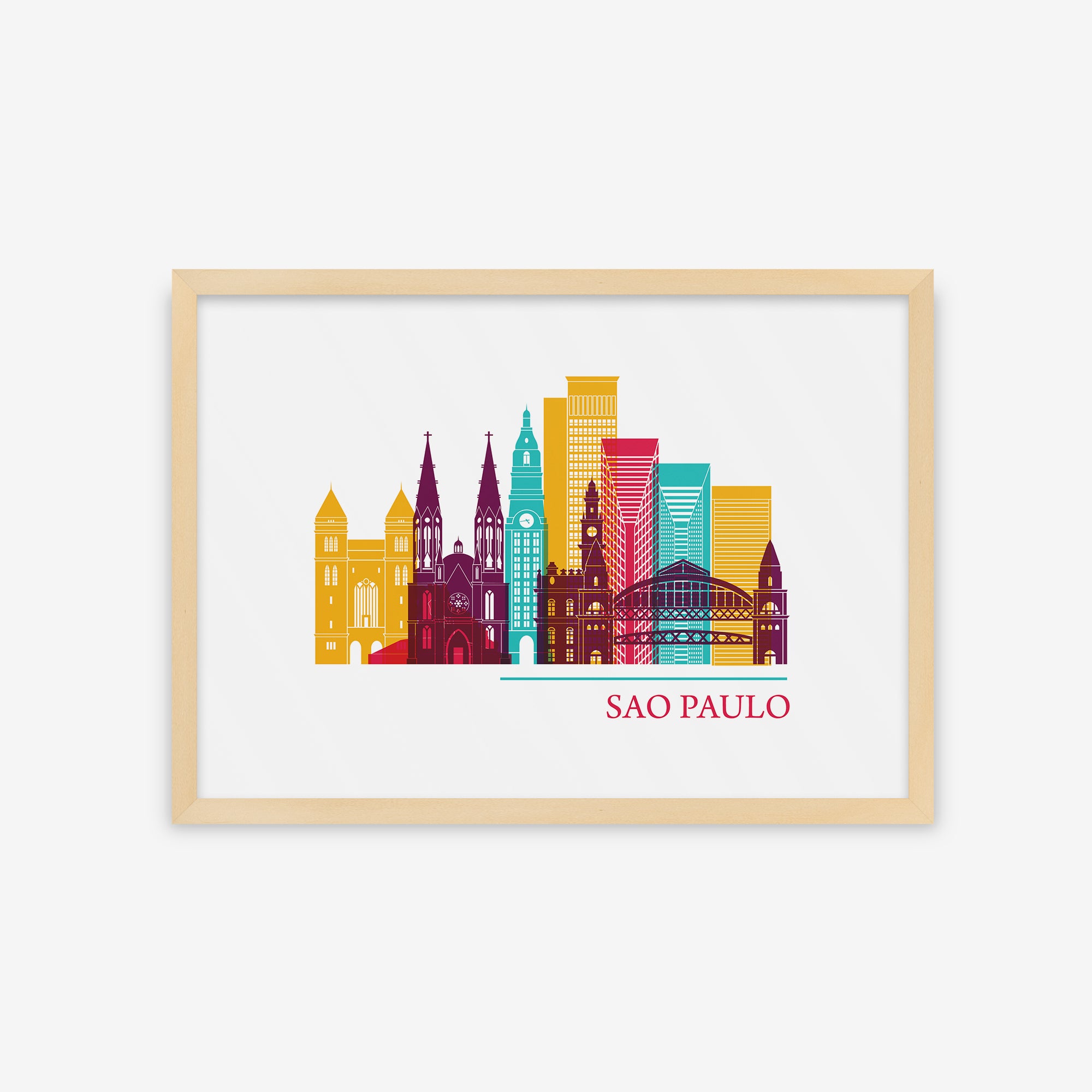 Cities Vector Skyline - São Paulo