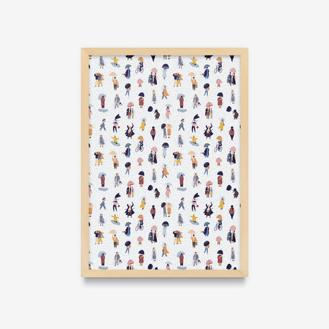 Tiny People - Rain Pattern