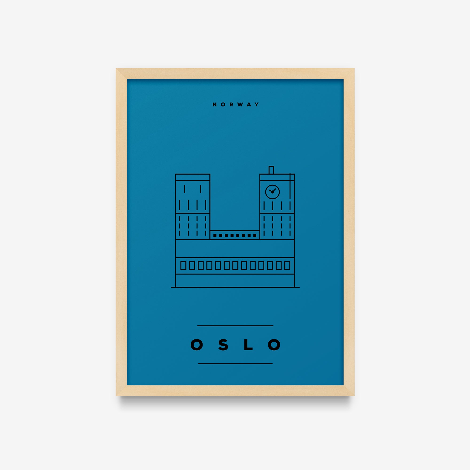 Minimal Poster - Oslo