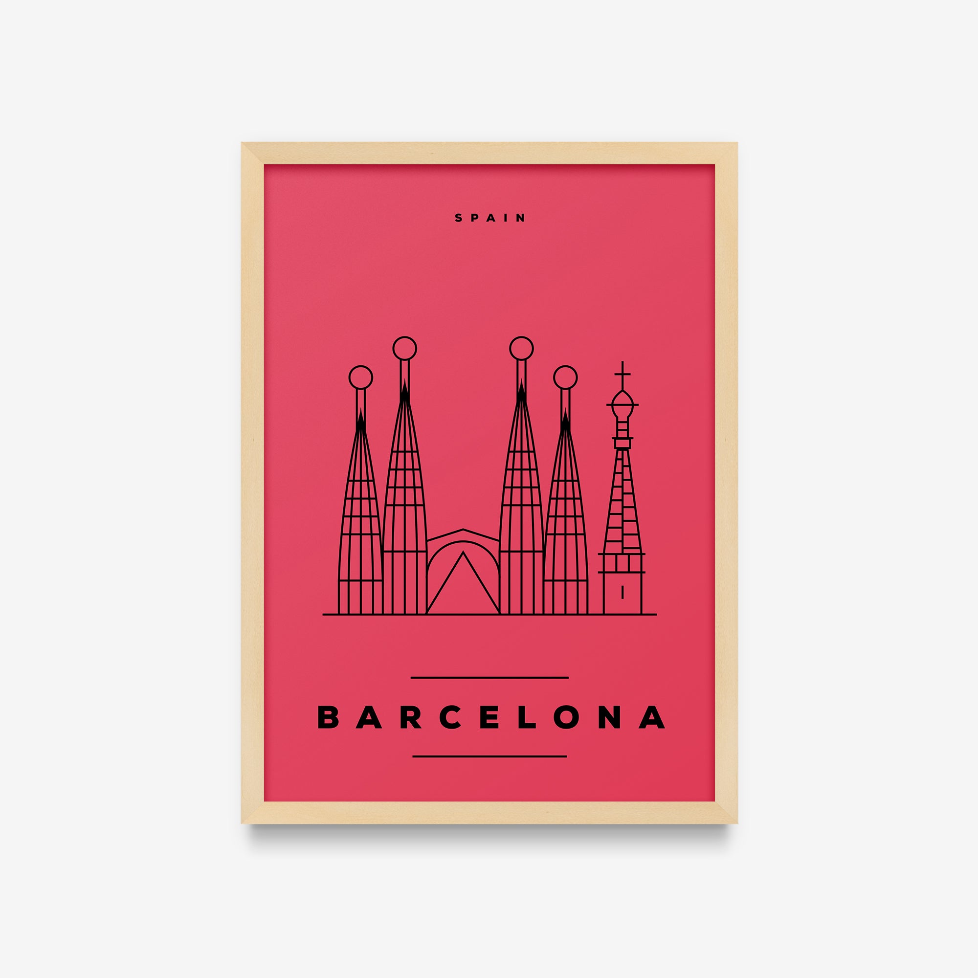 Minimal Poster - Barcelona